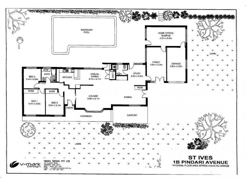 1b Pindari Ave, St Ives NSW 2075 Floorplan