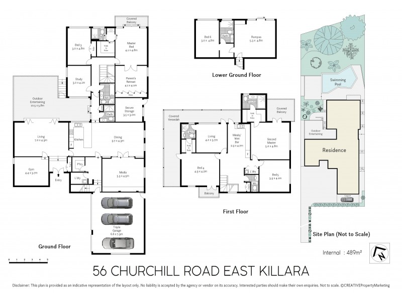56 Churchill Road, East Killara NSW 2071 Floorplan