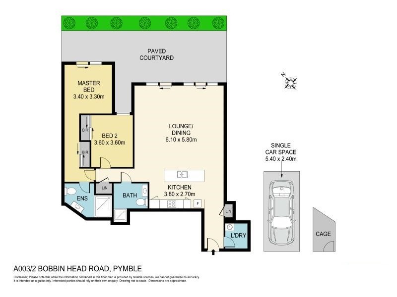 A003/2 Bobbin Head Road, Pymble NSW 2073 Floorplan