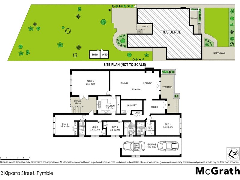 2 Kiparra St, Pymble NSW 2073 Floorplan