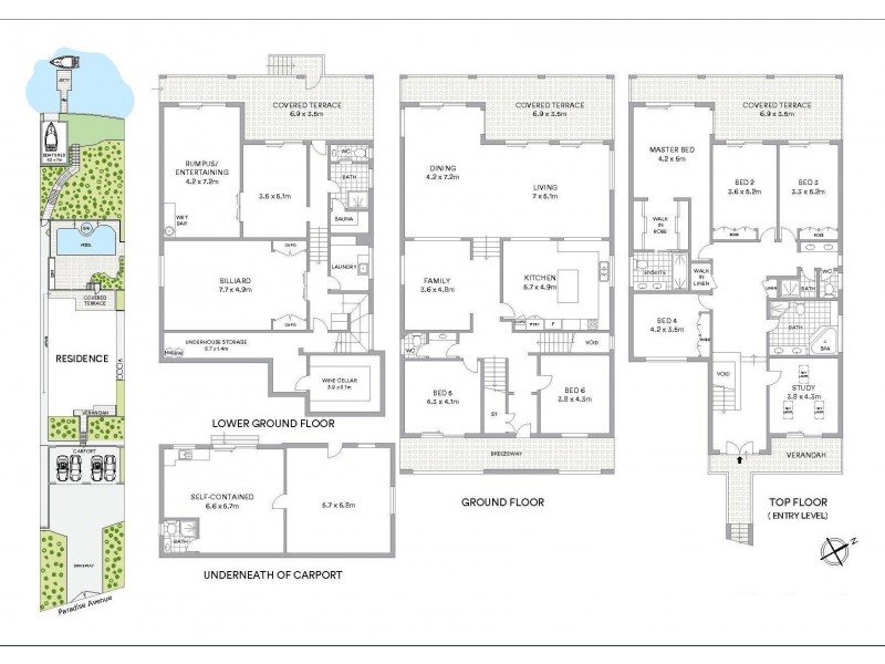 18 Paradise Avenue, Avalon Beach NSW 2107 Floorplan