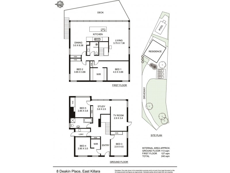 8 Deakin Place, East Killara NSW 2071 Floorplan