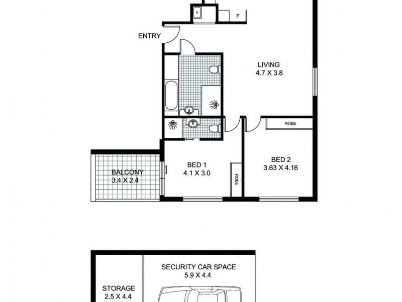 8/2a Bruce Avenue, Killara NSW 2071 Floorplan