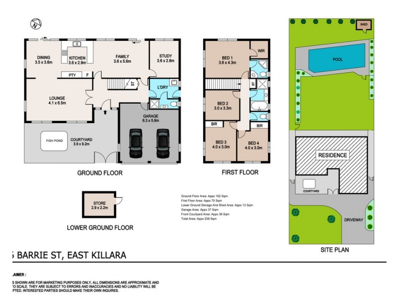 86 Barrie Street, East Killara NSW 2071 Floorplan