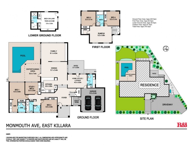 1 Monmouth Avenue, East Killara NSW 2071 Floorplan