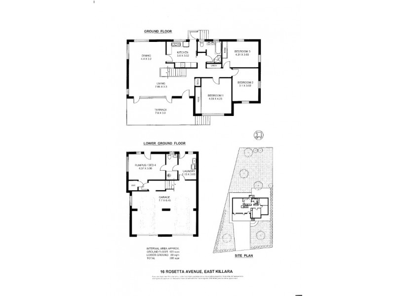16 Rosetta Avenue, East Killara NSW 2071 Floorplan