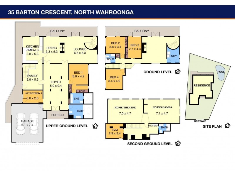 35 Barton Crescent, Wahroonga NSW 2076 Floorplan