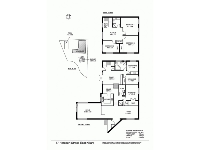 17 Harcourt Street, East Killara NSW 2071 Floorplan