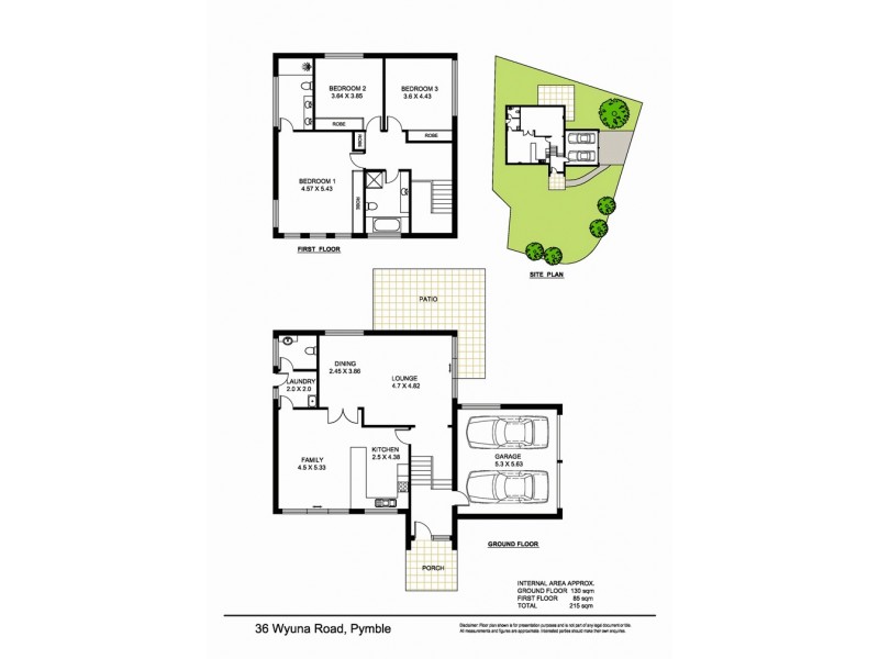 36 Wyuna Rd, West Pymble NSW 2073 Floorplan