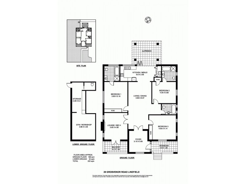 29 Grosvenor Rd, Lindfield NSW 2070 Floorplan