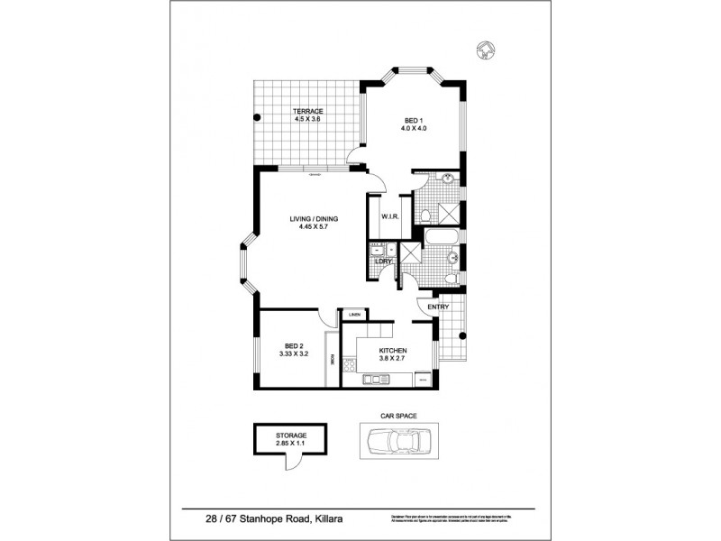 28/67 Stanhope Rd, Killara NSW 2071 Floorplan