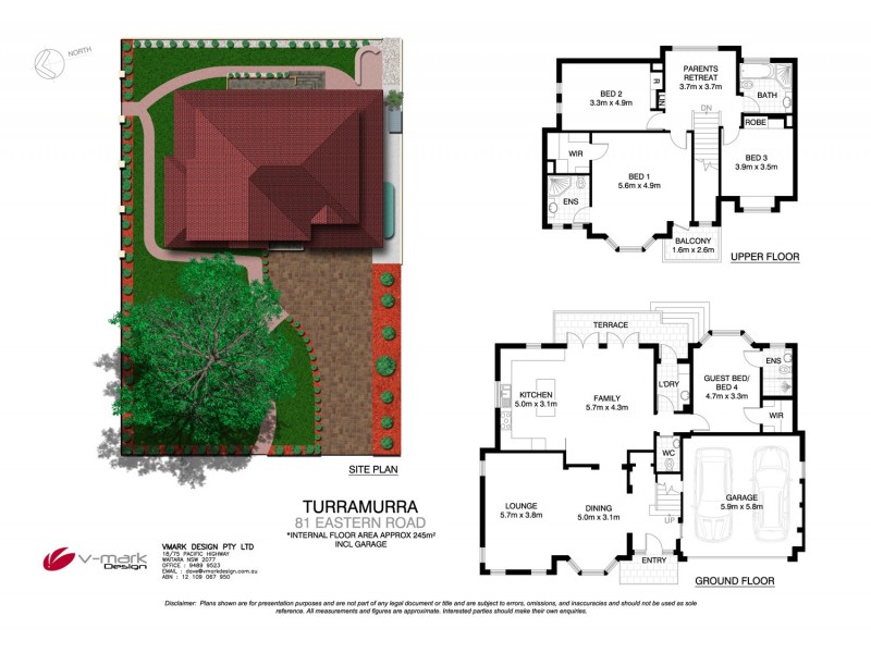 81 Eastern Rd, Turramurra NSW 2074 Floorplan