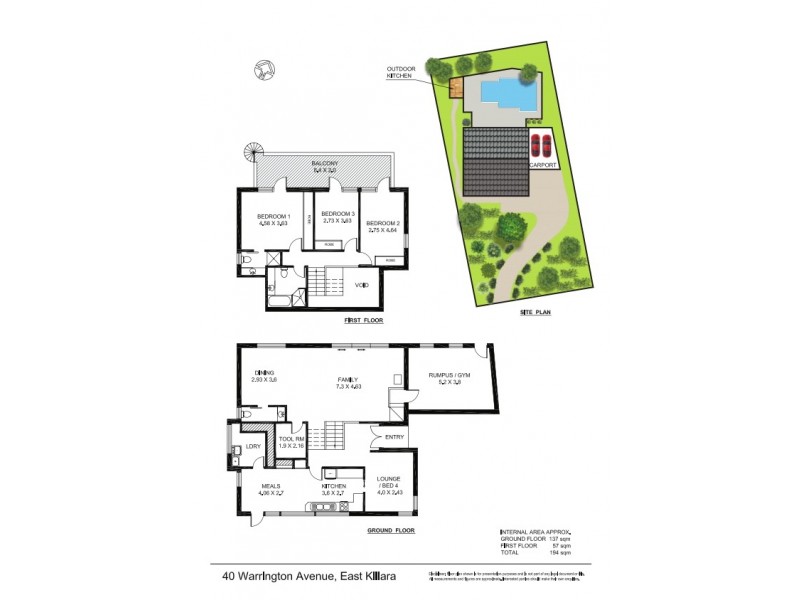 40 Warrington Ave, East Killara NSW 2071 Floorplan
