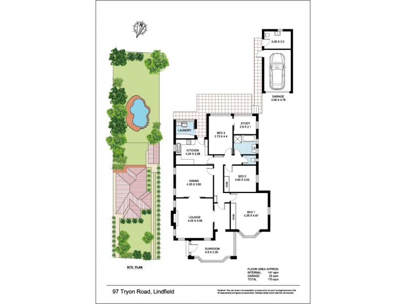 97 Tryon Rd, Lindfield NSW 2070 Floorplan