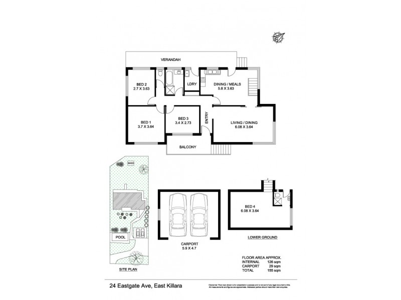 24 Eastgate Ave, East Killara NSW 2071 Floorplan