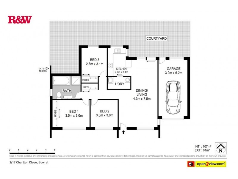 2/17 Charlton Close, Bowral NSW 2576 Floorplan
