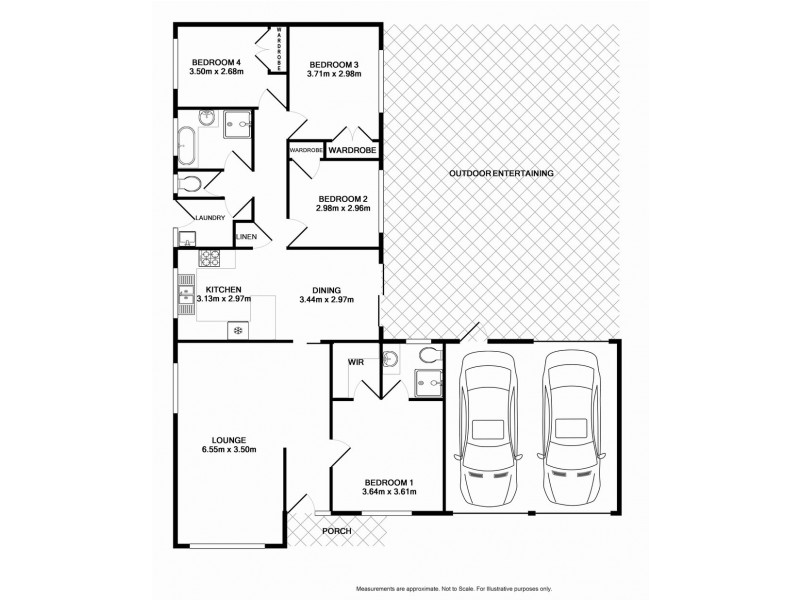 19 Granite Place, Eagle Vale NSW 2558 Floorplan