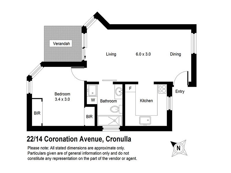 22/14 -22 Coronation Ave, Cronulla NSW 2230 Floorplan