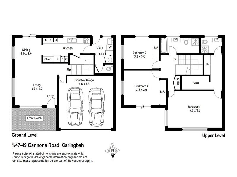 1/47 – 49 Gannons Rd, Caringbah NSW 2229 Floorplan
