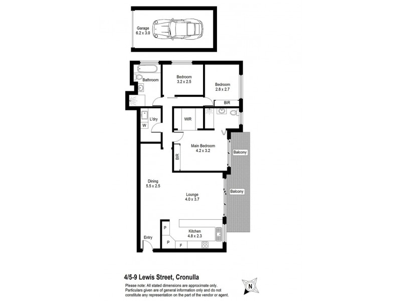 4/7-9 Lewis St, Cronulla NSW 2230 Floorplan