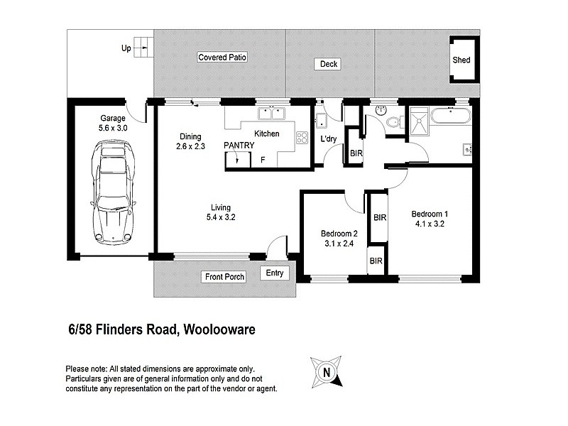 6/58 Flinders Road, Woolooware NSW 2230 Floorplan