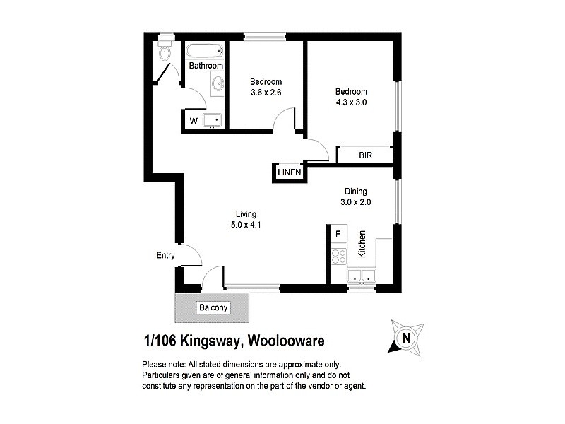 1/106 Kingsway, Woolooware NSW 2230 Floorplan