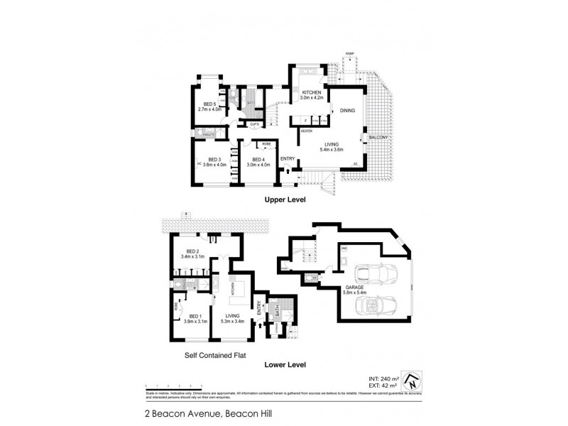 2 Beacon Ave, Beacon Hill NSW 2100 Floorplan