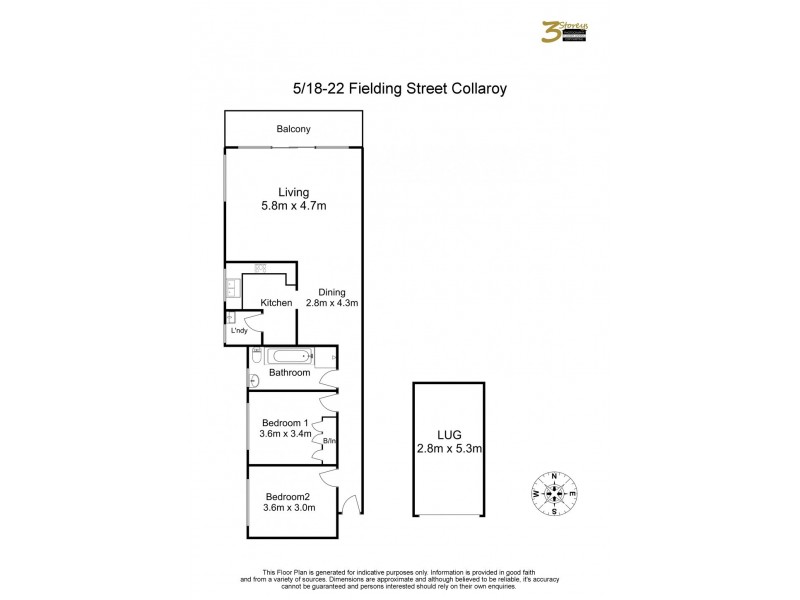 5/18-22 Fielding Street, Collaroy NSW 2097 Floorplan