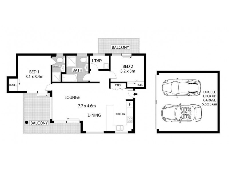 23/2-4 Francis Street, Dee Why NSW 2099 Floorplan
