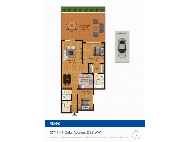 27/11-13 Oaks Ave, Dee Why NSW 2099 Floorplan