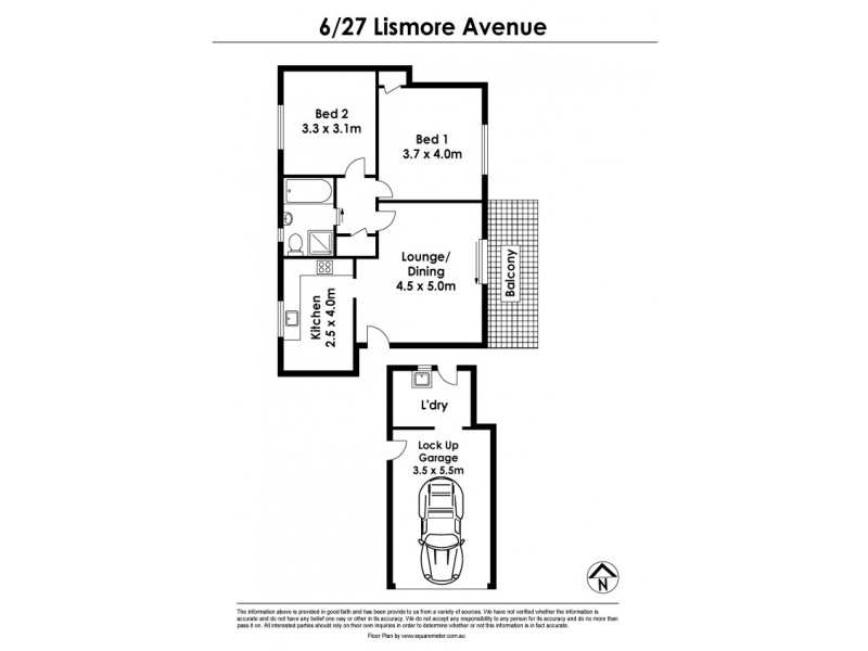 6/27 Lismore Avenue, Dee Why NSW 2099 Floorplan