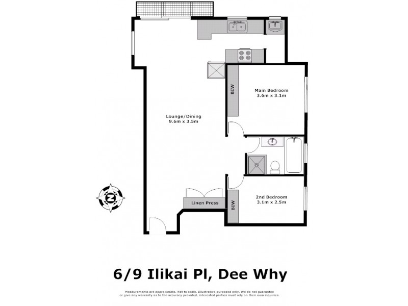 6/9 Iliaki Place, Dee Why NSW 2099 Floorplan