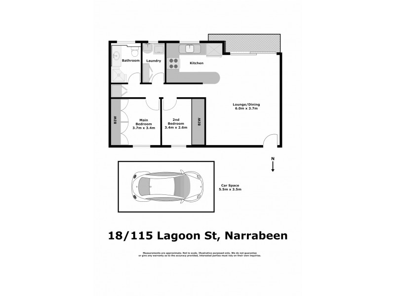 18/115 Lagoon Street, Narrabeen NSW 2101 Floorplan