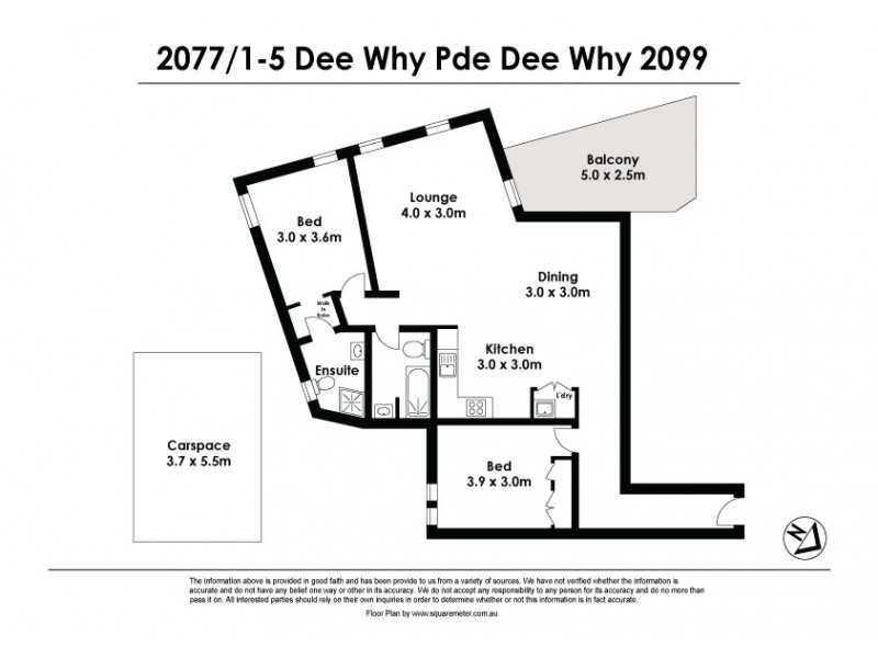 2077/1-5 Dee Why Parade, Dee Why NSW 2099 Floorplan