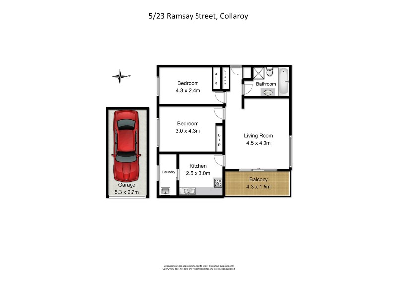 5/23 Ramsay St, Collaroy NSW 2097 Floorplan