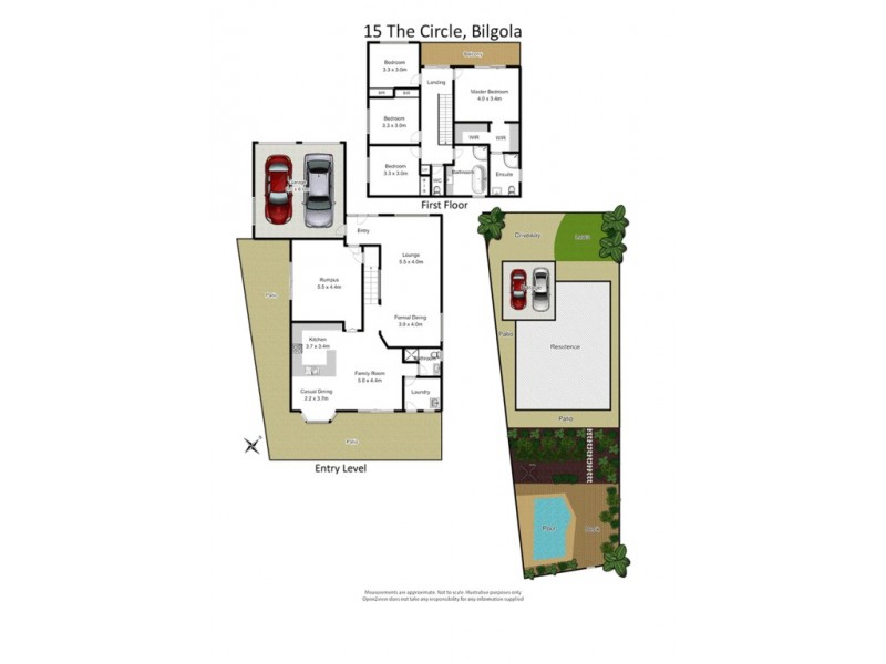 15 The Circle, Bilgola NSW 2107 Floorplan