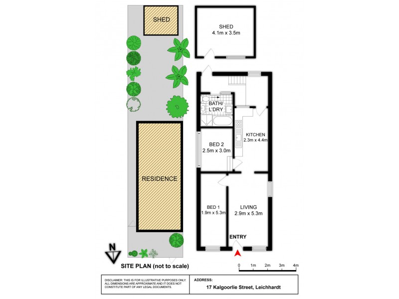 17 Kalgoorlie Street, Leichhardt NSW 2040 Floorplan