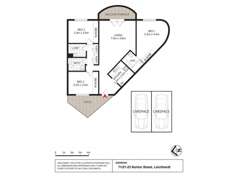 71/21-23 Norton Street, Leichhardt NSW 2040 Floorplan