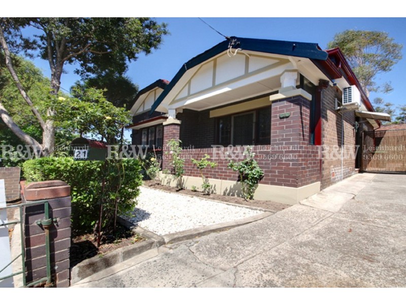 21 Jarvie Avenue, Petersham NSW 2049