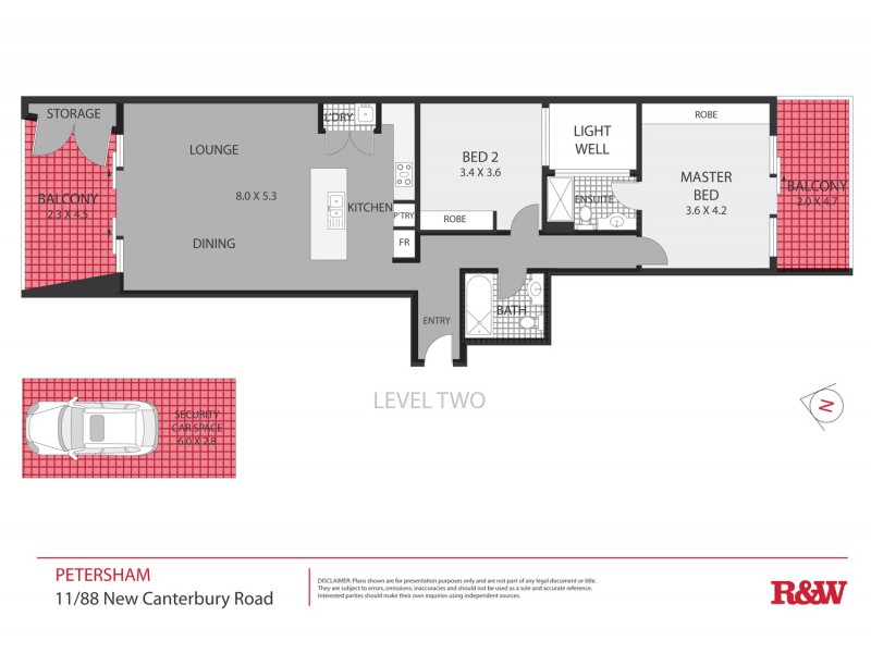 11/88 New Canterbury Road, Petersham NSW 2049 Floorplan
