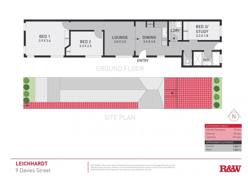 9 Davies Street, Leichhardt NSW 2040 Floorplan