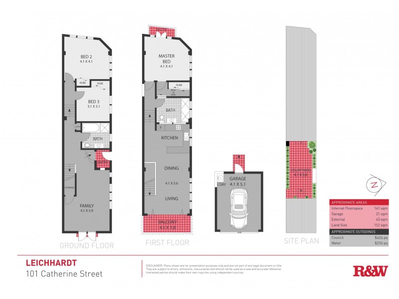 101 Catherine Street, Leichhardt NSW 2040 Floorplan
