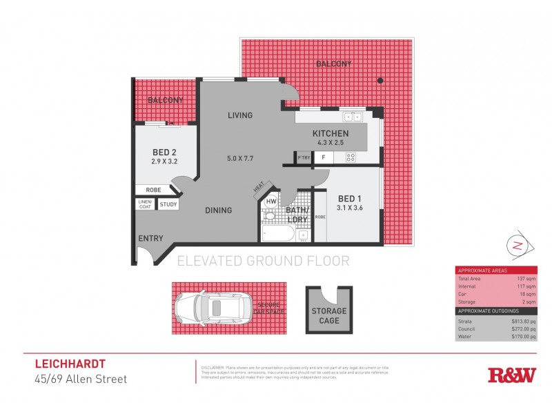 45/69 Allen Street, Leichhardt NSW 2040 Floorplan