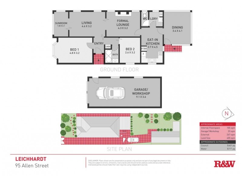 95 Allen Street, Leichhardt NSW 2040 Floorplan