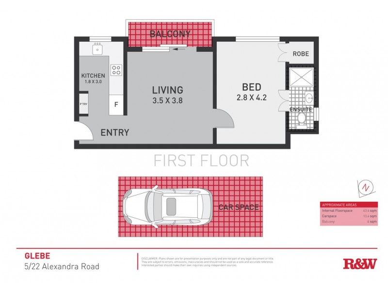5/22 Alexandra Road, Glebe NSW 2037 Floorplan