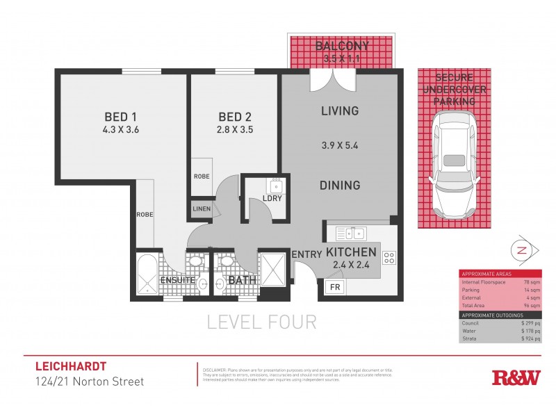 124/23 Norton Street, Leichhardt NSW 2040 Floorplan
