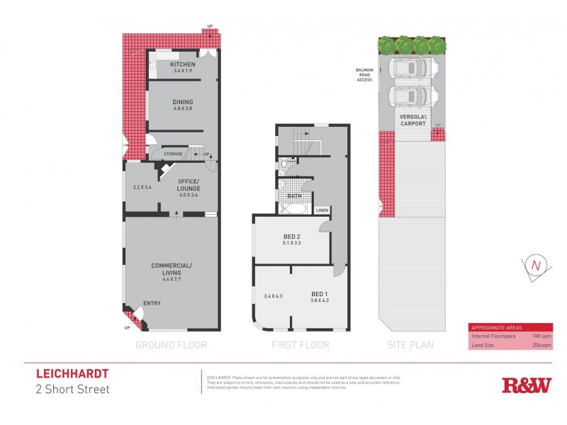 2 Short Street, Leichhardt NSW 2040 Floorplan