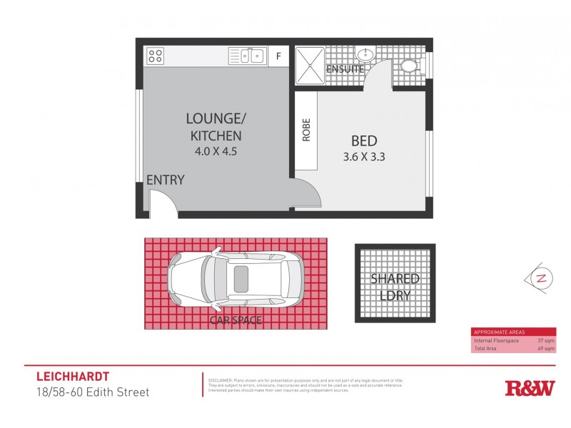 18/58 Edith Street, Leichhardt NSW 2040 Floorplan
