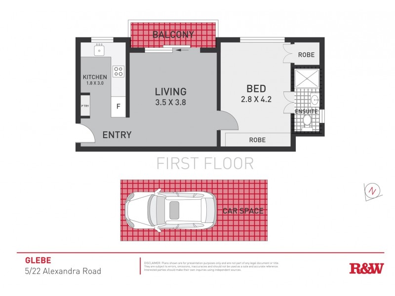 5/22 Alexandra Road, Glebe NSW 2037 Floorplan