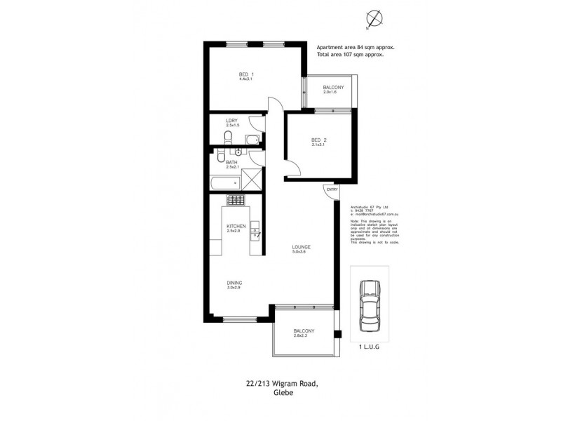 22/213 Wigram Road, Forest Lodge NSW 2037
